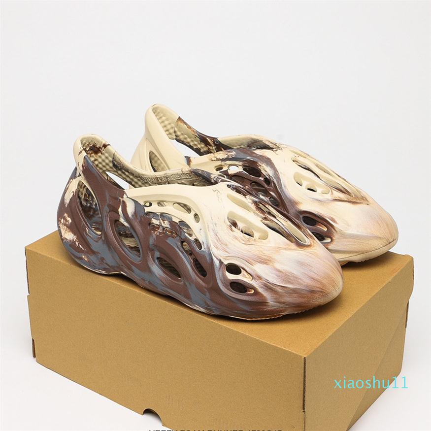 

2022 west Sandal slippers Foam Runner Summer Desert Mineral Blue Moon Gray Triple Bone Cream Clay MXT Grey Ararat resin Brown TOP 221Z, #1 mx cream clay