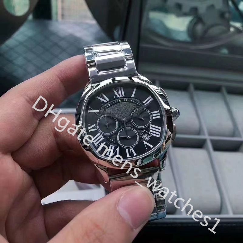 

2022 boutique mens watch 361 stainless steel strap premium quartz movement mineral scratch resistant mirror, Color 5