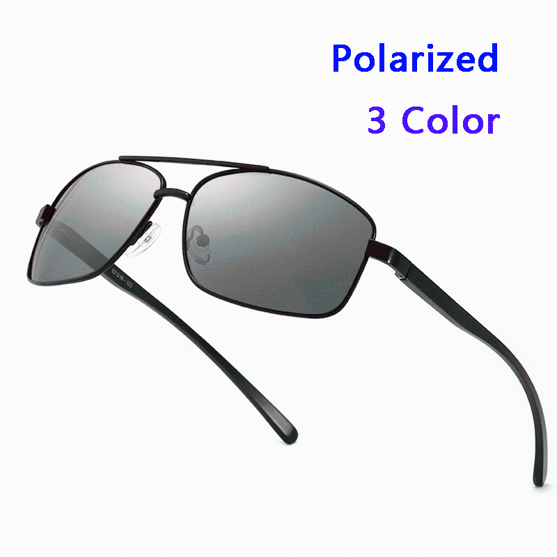 

Sunglasses Fashion For Men Polarized Uv400 Rectangle Eyewear Vintage Shades Driving Lunette De Soleil Homme Metal
