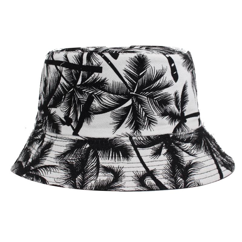 

Berets Fisherman Reversible Printed Men's Bucket Hats For Women Cap Bob Panama Female Summer Women's Men Vintage Fishing HatBerets, Dark blue
