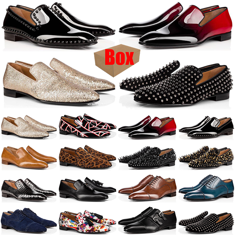 

With Box mens loafers designer heels for men Dress shoes black brown luxury fashion wedding des chaussures Party Office Career trainers sports sneakers hotsale, # (32)