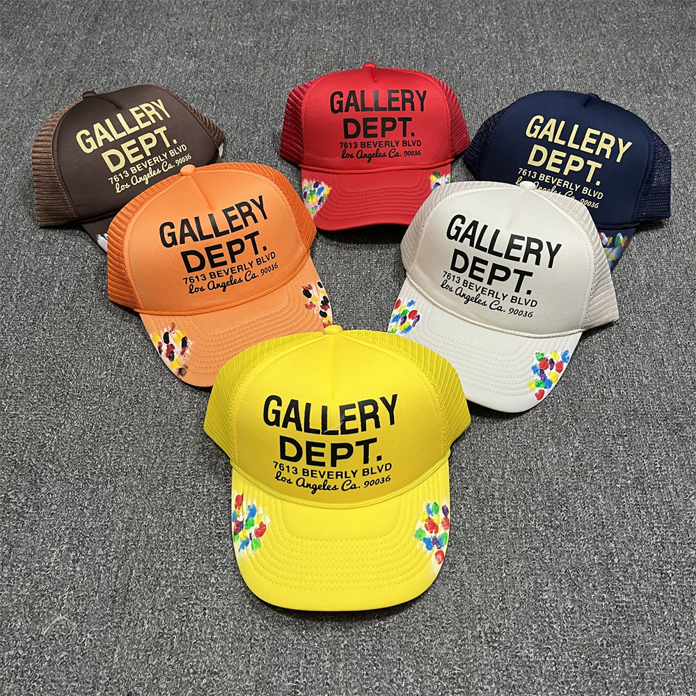 

2022ss Hats graffiti mesh Hat casual letter baseball cap for men and women