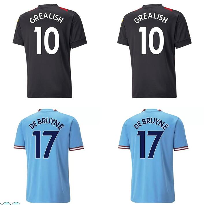 

21 22 23 HAALAND SOCCER JERSEYS GREALISH STERLING MANS CITIES MAHREZ fans player version DE BRUYNE FODEN 2022 2023 football tops shirt kids kit sets uniform Boys youth, 22/23 special