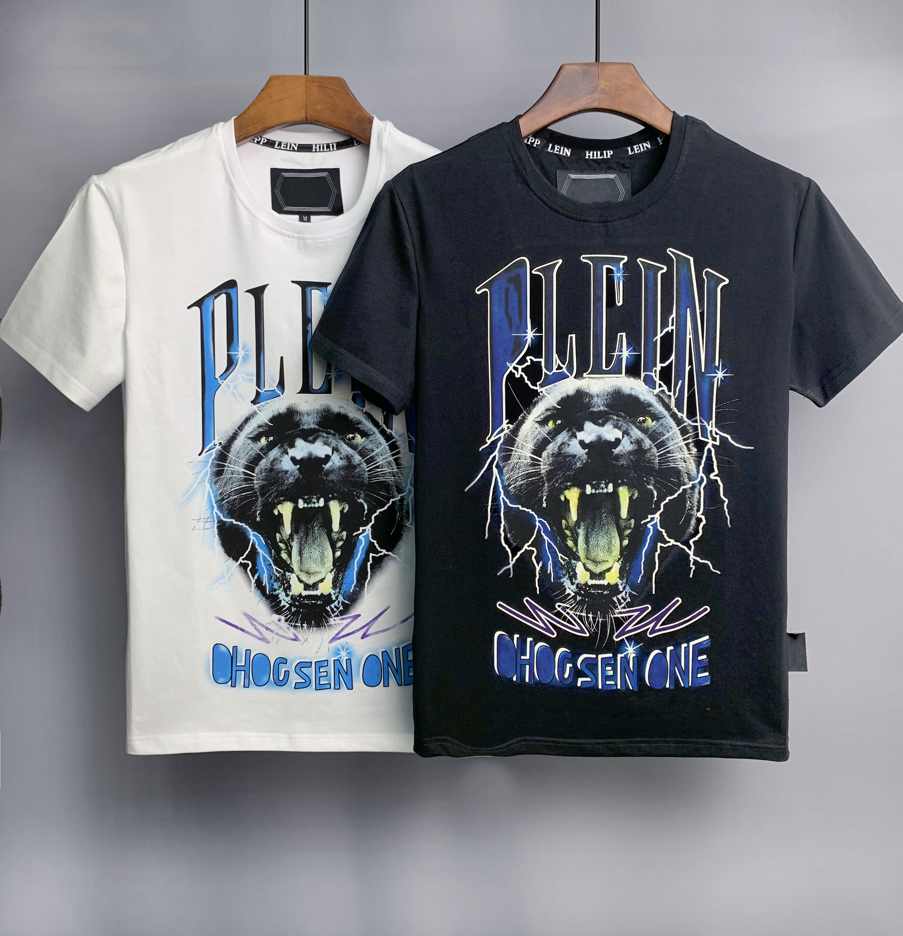 Famous Mens High Quality T Shirt Letter Print Round Neck Short Sleeve Black White Fashion Men Women Quality Tees t10
