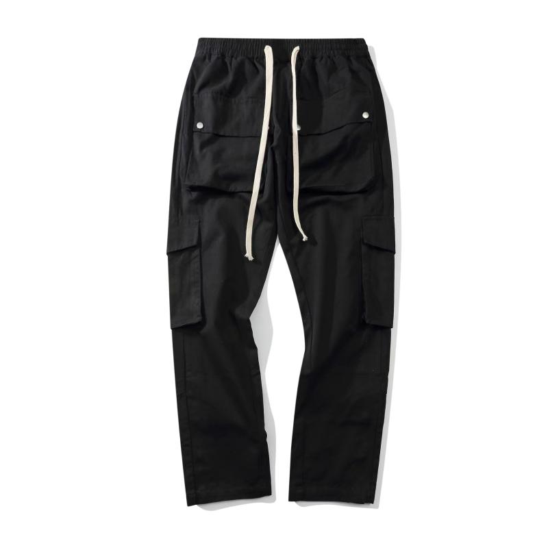 

Men' Pants Breasted Multi Pocket Tooling, Black