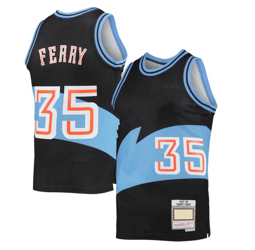 

Stitched basketball Jersey Danny Ferry Mitchell & Ness 1997-98 Mesh Hardwoods Classics retro jerseys Men Women Youth S, Stitched jersey