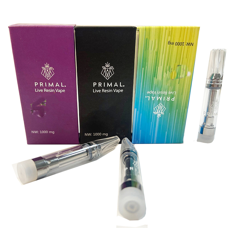 

10 Series Primal carts Clear Cartridges Electronic Cigarettes Atomizers 1.0ml/0.8Ml Empty vape carts ceramic core Press In Tips With Packing Boxes