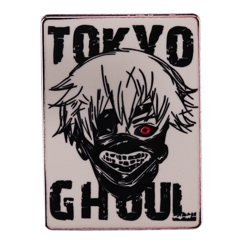 

Tokyo Ghoul jinmuyan Brooch cartoon cartoon cartoon badge accessory gift, As picture