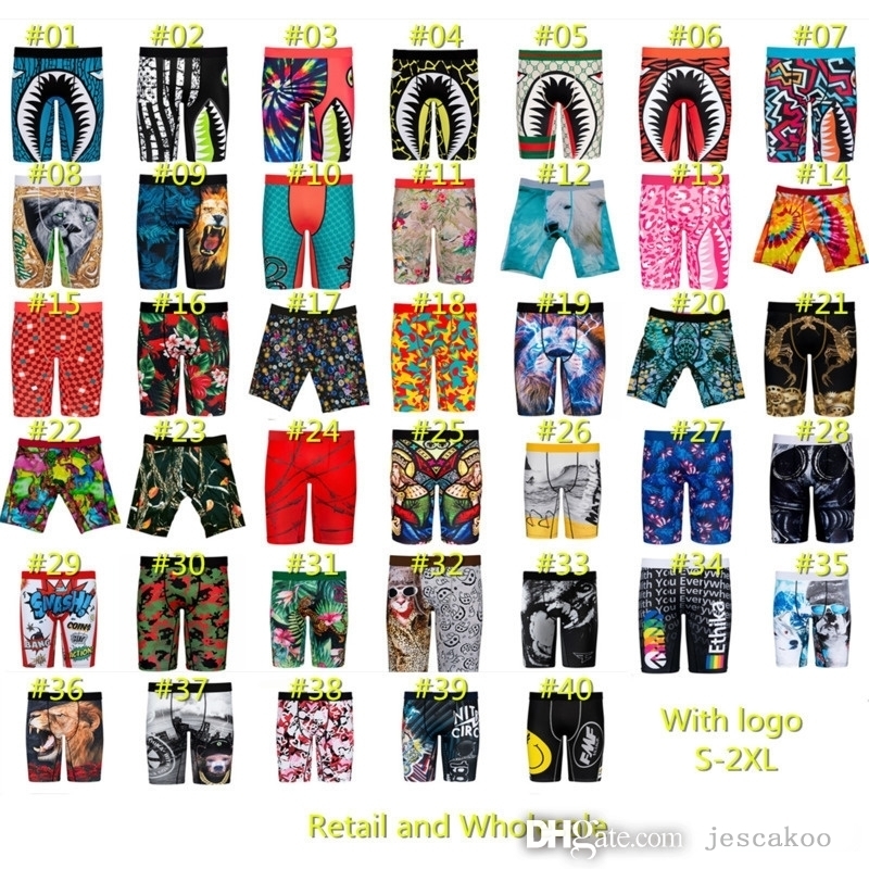 

2022 Designer Mens Boxers Brand Underpants Sexy Ice Silk Quick Dry Men Shorts Pants With Bags Breathable Underwear, #17