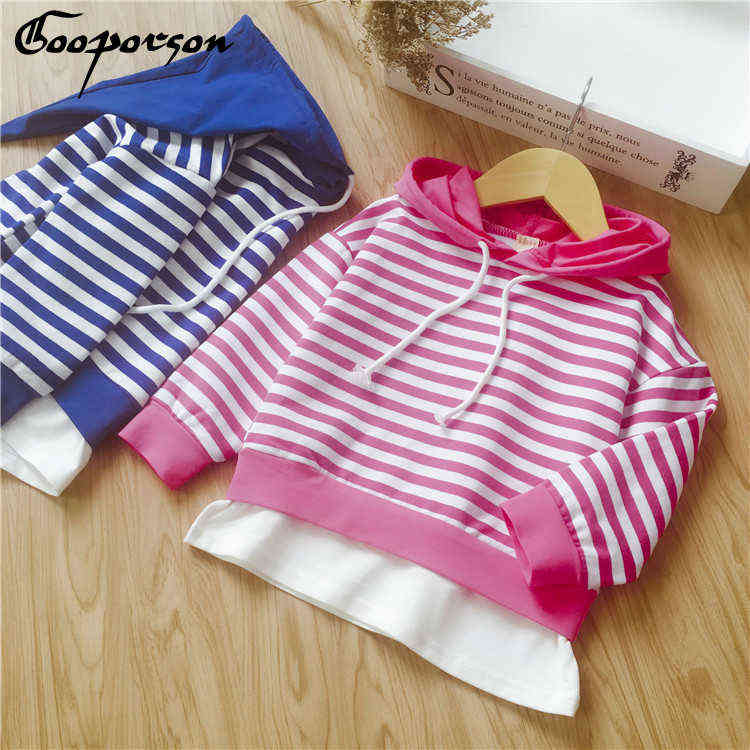 

2019 Autumn Kids Shirts Long Sleeve Hoody Striped Shirts for Kids Girl and Boys Pullover Shirt Fashion Tops Brother and Sister L220715, S40006 pink