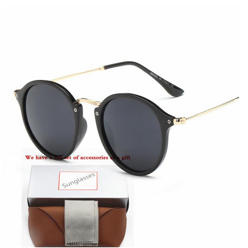 2447 Fashion Sunglasses toswrdpar Eyewear Sun Glasses Designer Mens Womens Brown Cases Black Metal Frame Dark 50mm Lenses For235v