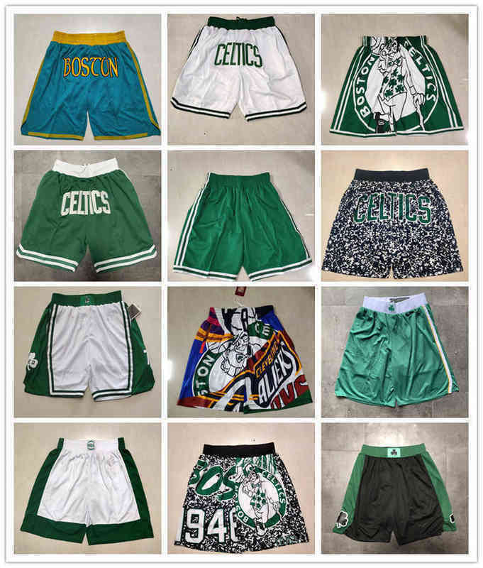 

Boston''Celtics''men Throwback Basketball Shorts pocket, Color