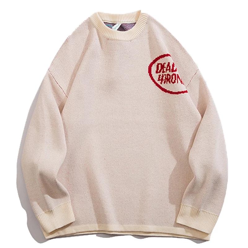 

Women's Hoodies & Sweatshirts Japanese Sweater Men And Women Big Pullover Winter Style Street Loose Round Neck Harajuku Warm Leisure Plus Si, Black