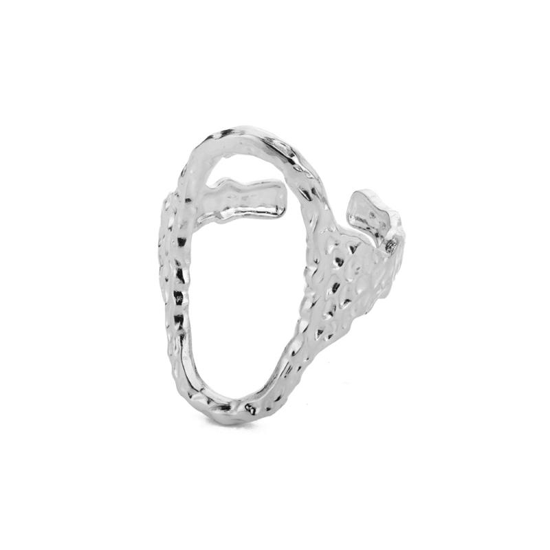 

Cluster Rings Adjustable Gothic Punk Circle For Women Men Stainless Steel Hip Hop Ring 2022 Fashion Trendy Charm Jewelry Anillos Mujer
