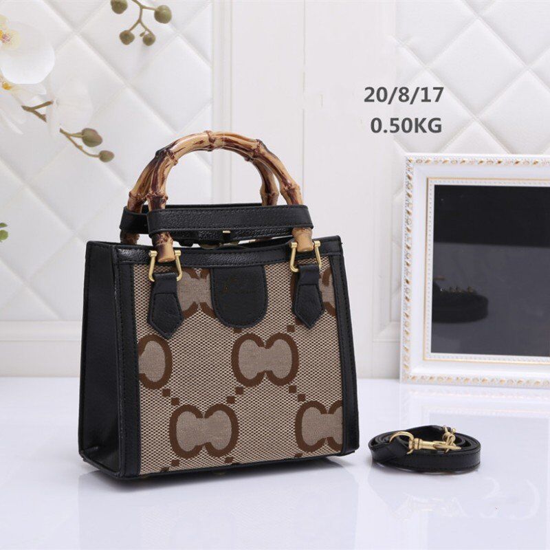 

HH Designer Bamboo Handle Square Bag Handbags Totes Classic Genuine duffle Nylon Leather Tote Capacity Large Removable Straps Travel Grace Bags Purses, Add shipping fee