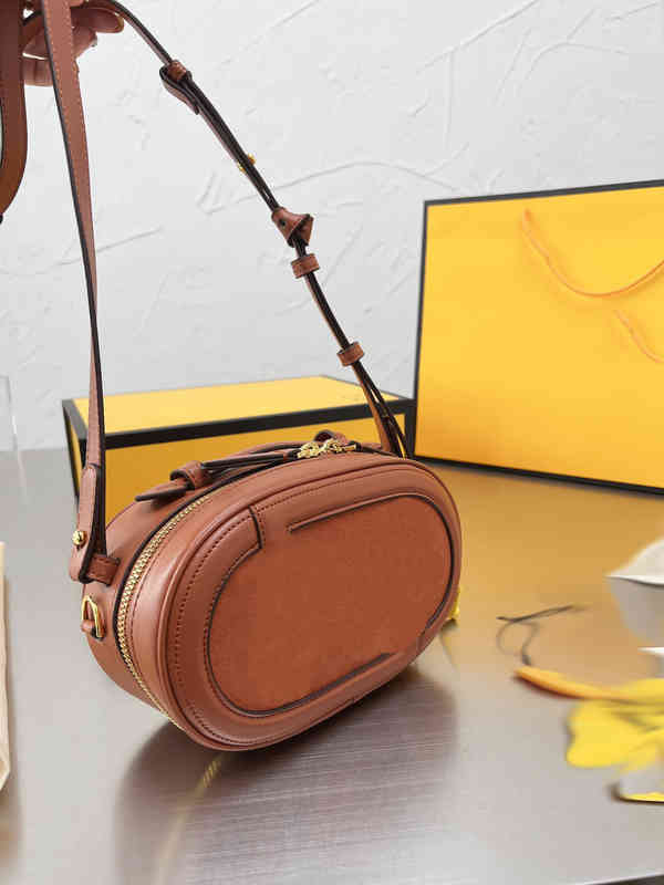

Shoulder Bag Leather Handbag Oval Camera Bag Women Designer Handbags Tote Fashion Crossbody Bags Female Purses 220307, Red