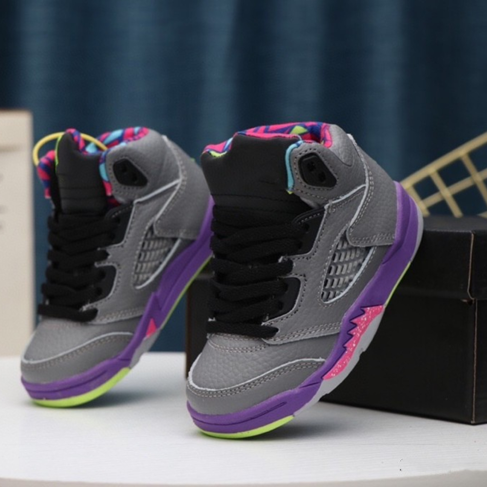 

kids Jumpman 5 5s Top 3 Fire Red Michigan Mens Basketball Shoes Retroes Black Grape Fresh Prince Muslin Satin Bred Sneakers Trainers, Pic 8