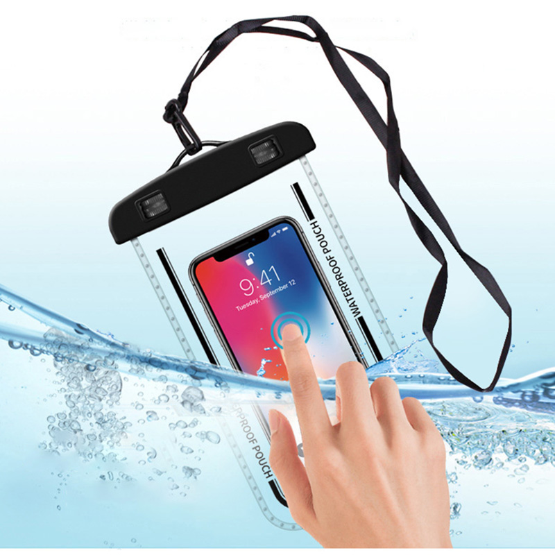 Bolsa impermeable universal para bolsas de buceo de natación Bolsa de teléfono móvil Case Sports Beach Pool 7 pulgadas