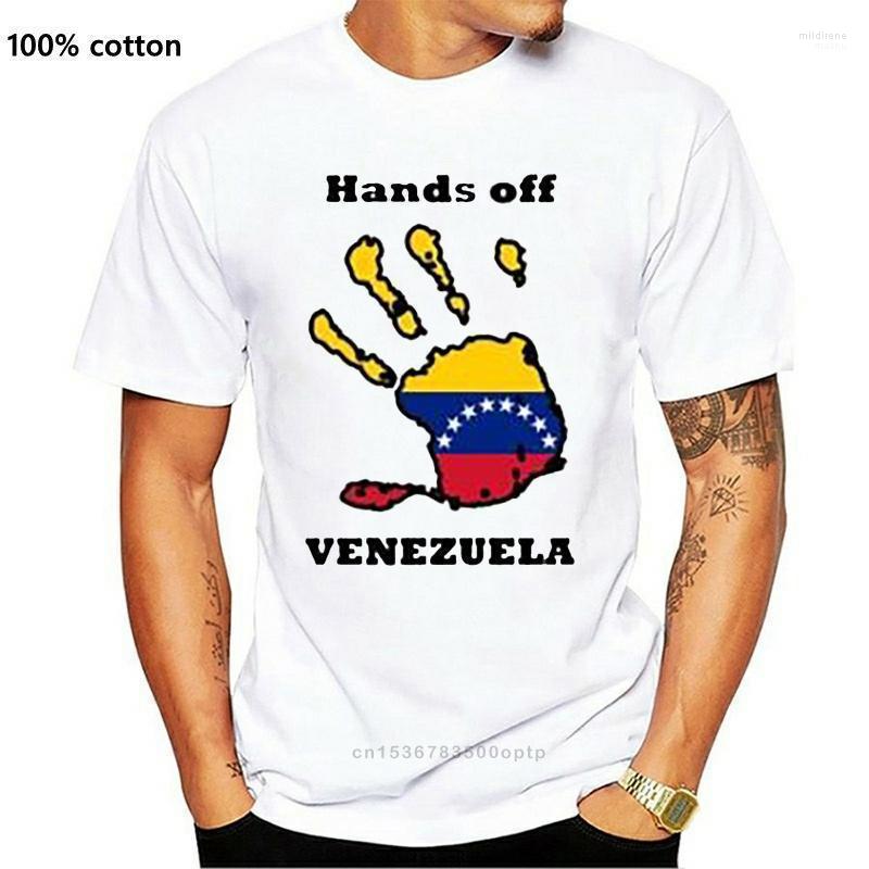

Men' T-Shirts Hands Off Venezuela Caracas Chavez Maduro Peace T-Shirt All Sizes Mild22, No picture