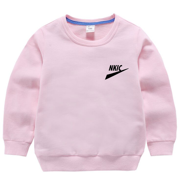 

Hoodies Sweatshirts Girls Kids shirt 100% Cotton Tops Baby Children Boys Autumn Clothes Toddler Clothing Sweater Child's Infant High Quality, Light blue
