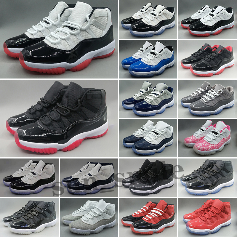 

11s 11 Basketball shoes Legend Blue Jubilee 25th Concord Gamma bred Cap and Gown Win Like 96 Navy gum IE Black Cement Trainers mens womens sneakers, Color 2