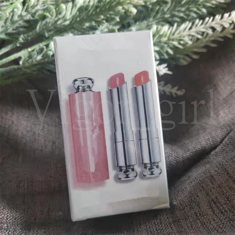 

New Edition Lip Balm 001&004 Set Duo Backstage Pros Lips Care Color changing lipstick Nice Smell Good Quality 3.5g*2pcs Kit