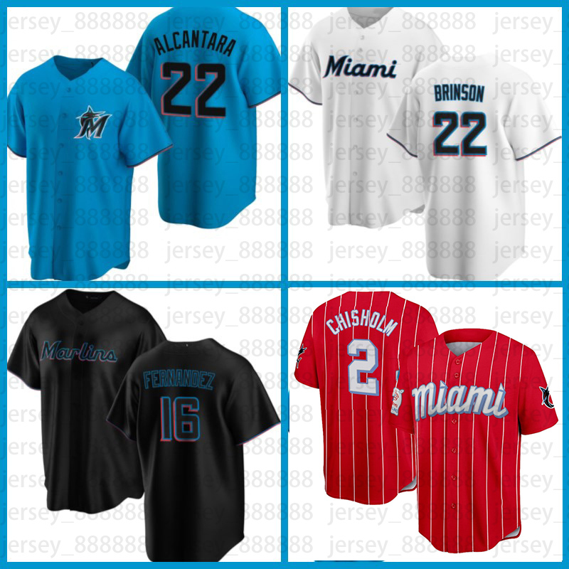 

Marlins Baseball Jerseys Jazz Chisholm Jr Brian Anderson Jorge Soler Sandy Alcantara Jesus Aguilar Joey Wendle Miami Miguel Rojas Jesus Sanchez Avisail Garcia, Custom cool base men jersey