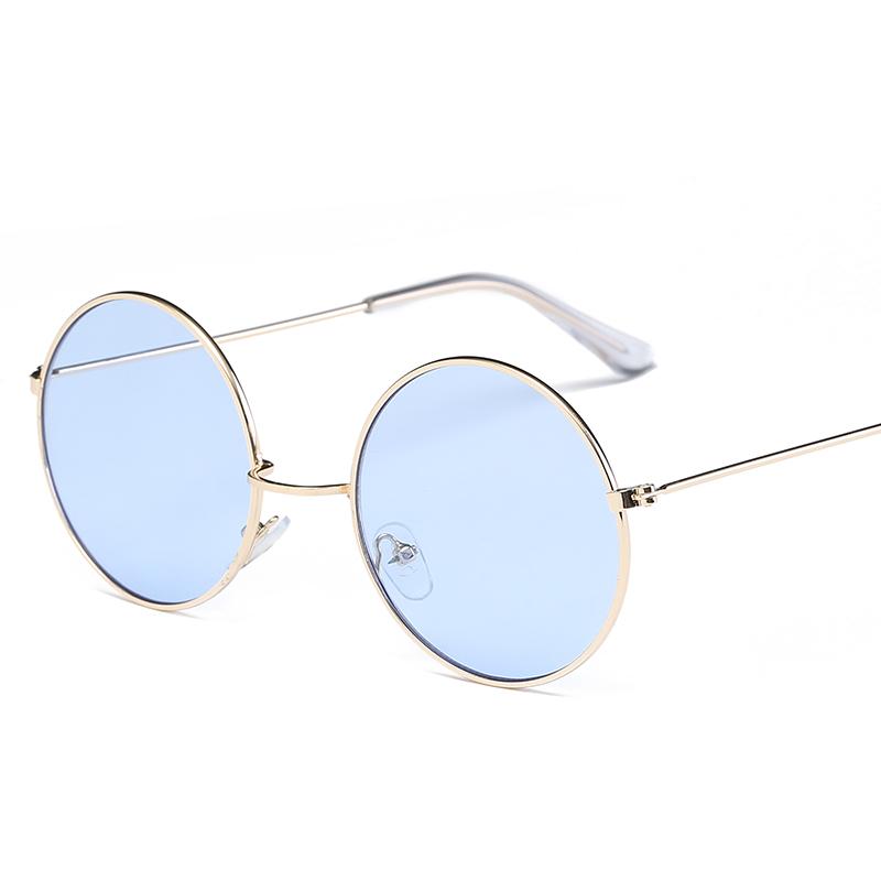 

Sunglasses Round Sea Color Men Metal Mens Sunglass Brand Designer Retro Glasses UV400 For WomenSunglasses