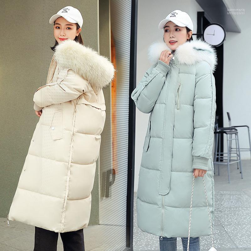 

Winter Jacket Down Parka Female Bread Thick Cotton-padded Suits In The 1915 Kare22, Black
