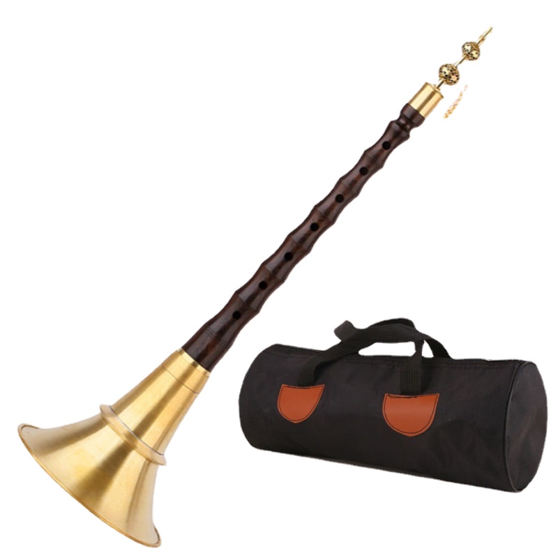 

Suona ebony wood folk suona ebony wind instrument hand harp