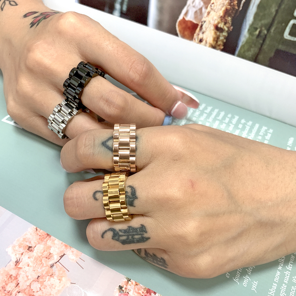 Love Ring Mens Band Geometry Rings 2022 Jewelry Women Stainless Steel 18k Gold Plated 18k White Gold Plated Never Fade Not Allergic With Jewelry-image-757201826