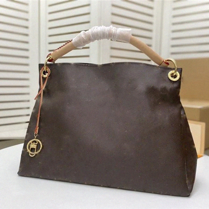 

Designer Artsy MM Empreinte Handbag Leather Tote Bag Cream handbags women Damier Azur louiseity viutonity Shoulder Bag f08p#, Brown flower