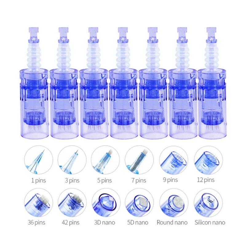 9/12/36/42 pin microneedling dr pen A6 needles tattoo cartridge for nano needle derma pen professional machine beauty microneedle roller tips str-image-771955407