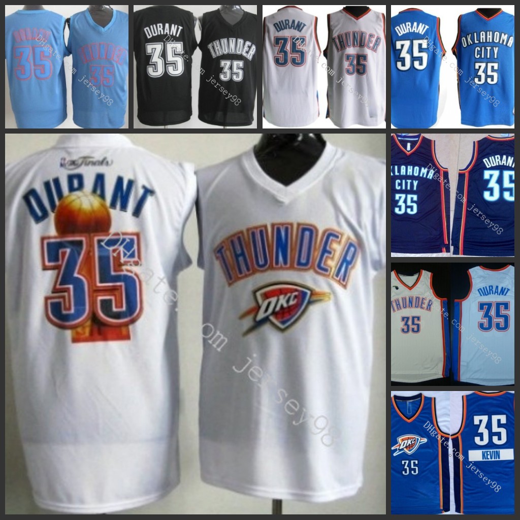 

Oklahoma''City''Thunder''men #35''Kevin''Durant thunder retro Basketball''Jersey