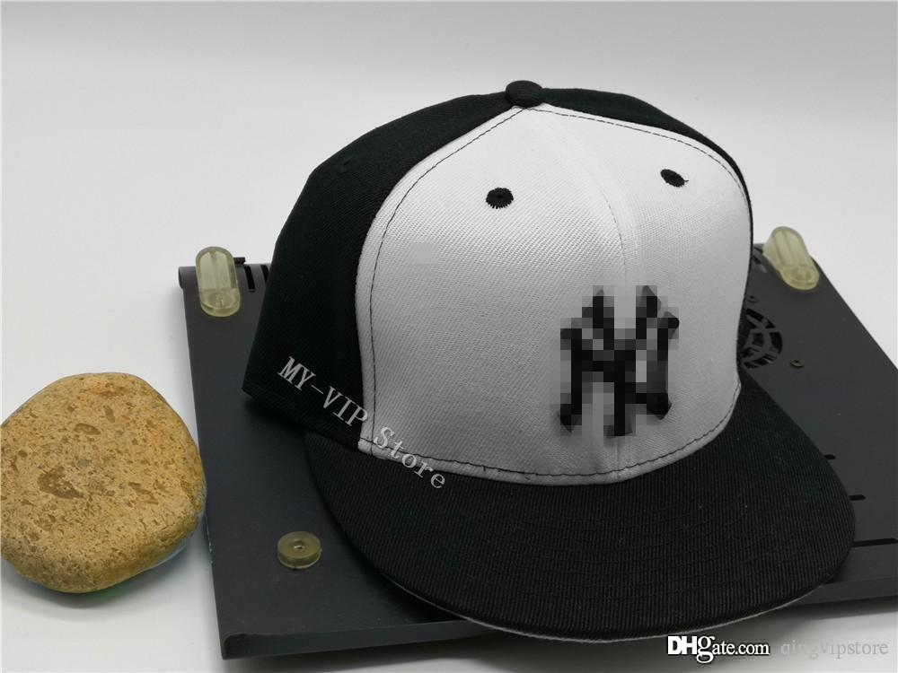 

2021 Men's In Black Color Size Fitted Flat Hats Fashion York Hip Hop Size Caps Hip Hop Design Baseball Full Closed Cap Hip Hop Street D, Vip-16