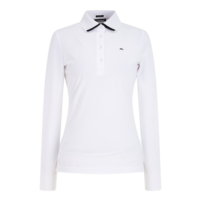 

spring autumn golf long sleeves shirt for women ladies golf wear stretch fabric JL classical golf shirts sports clothing 220626, White