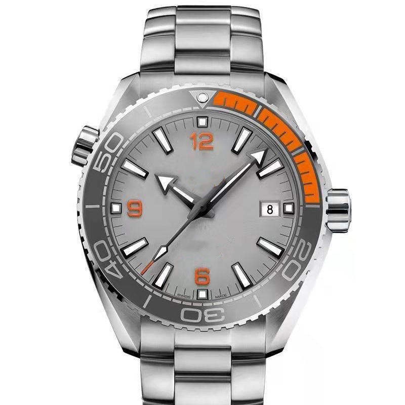 

New Pattern Men's Watch Superior Quality Light luxury 43mm Mechanical Movement Leather Strap With Fashion Diving Watches jason007 Success Business Automatic, Split