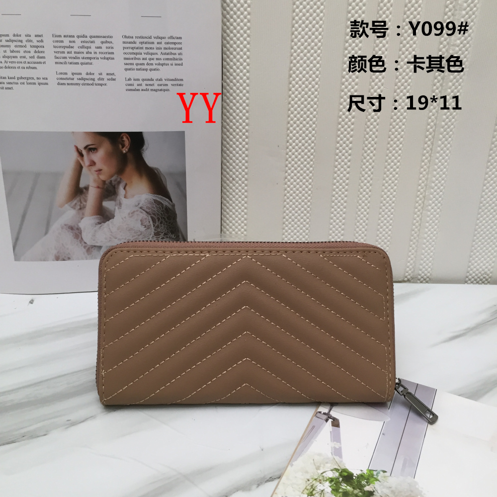 

designer Single zipper clutch wallet the most stylish way to carry around money cards and coins men purse card holder long business women wallet Y099# NO box