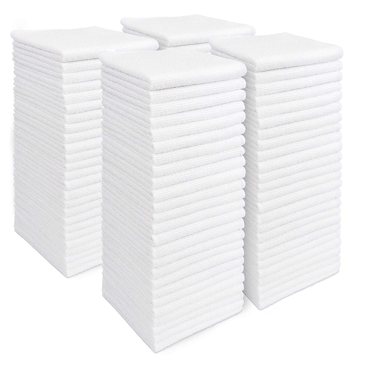 

Microfiber towel Strong Water Absorption Lint-Free cleaning cloths 50x70cm 10PCS per package, White