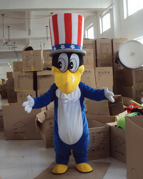 

Mascot doll costume Blue Crow Mascot Costumes Mr Crow Cartoon Apparel advertisement costumes Halloween Birthday party, As picture
