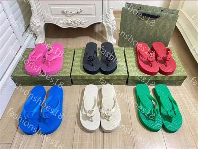 

2022 fashion designer ladies flip flops simple youth slippers moccasin shoes suitable for spring summer and autumn els beaches, Red