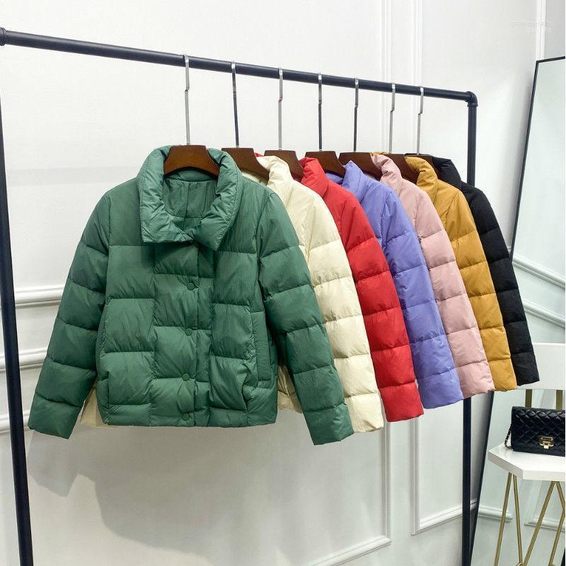 

Women' Down & Parkas Winter Women Ultra Light Jacket Female Stand Collar Coat Jackets Ladies Weightless Warm Puffer Q93 Guin22, Black