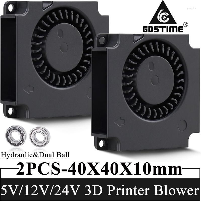 

Fans & Coolings GDSTIME 40mm 3D Printer Parts 40x40x10mm Blower Cooling Accessories DC Turbo Fan Radial FansFans