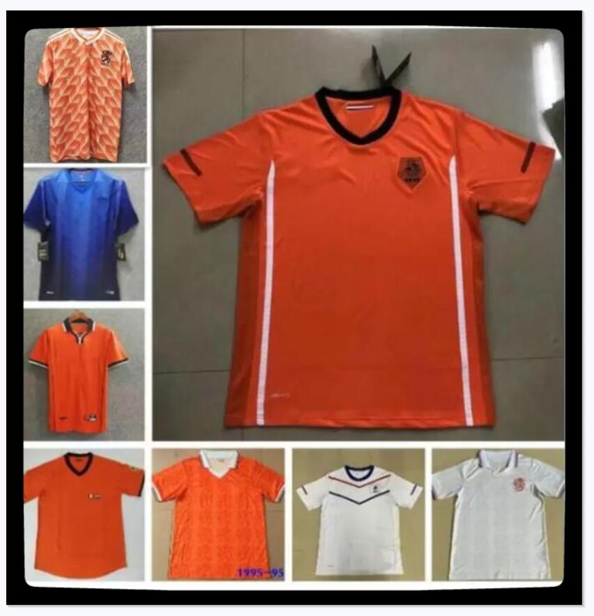 

Retro V.Persie ROBBEN Soccer Jerseys Bergkamp Kluivert Gullit Persie Sneijder van Basten Nistelrooy Rijkaard Vintage Classic Shirt Kit, 1995