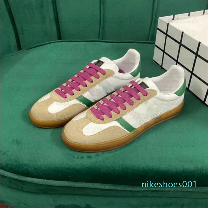 

Luxury Designer Men Women Casual Shoes Gazelles Sneakers Low Retro Patchwork Collaboration Canvas Shoes Outdoor Running 12a11