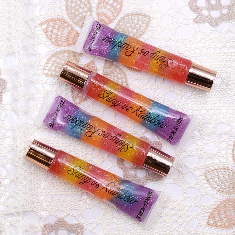 

Lip Gloss Glitter Plumper Lasting Moisturizing Oil Lips Care Nourishing Jelly Lipgloss Pomade Korean Cosmetic, 1pc