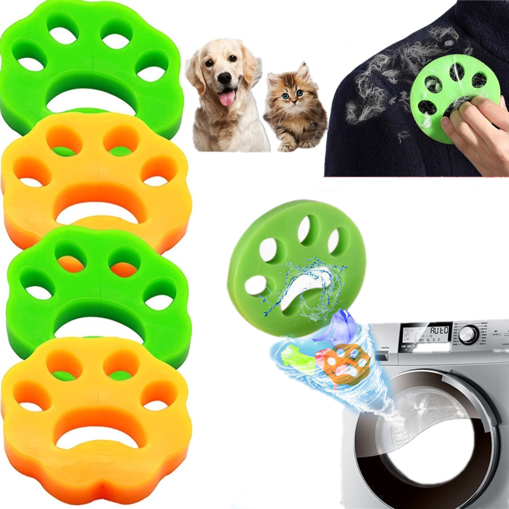

2pcs Pet Hair Remover Laundry Products Washer Lint Catcher Dog Catcher Removal Filter Balls Washing Machine Accessories
