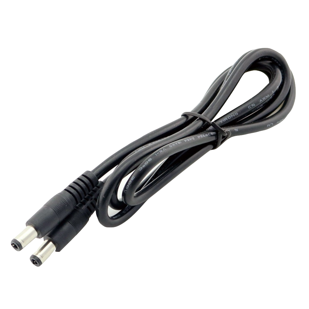 

DC Power Extension Cable 5.5x2.1MM Female 1M to Male Power Cord Wire For CCTV Security Camera LED Strip Home Appliance