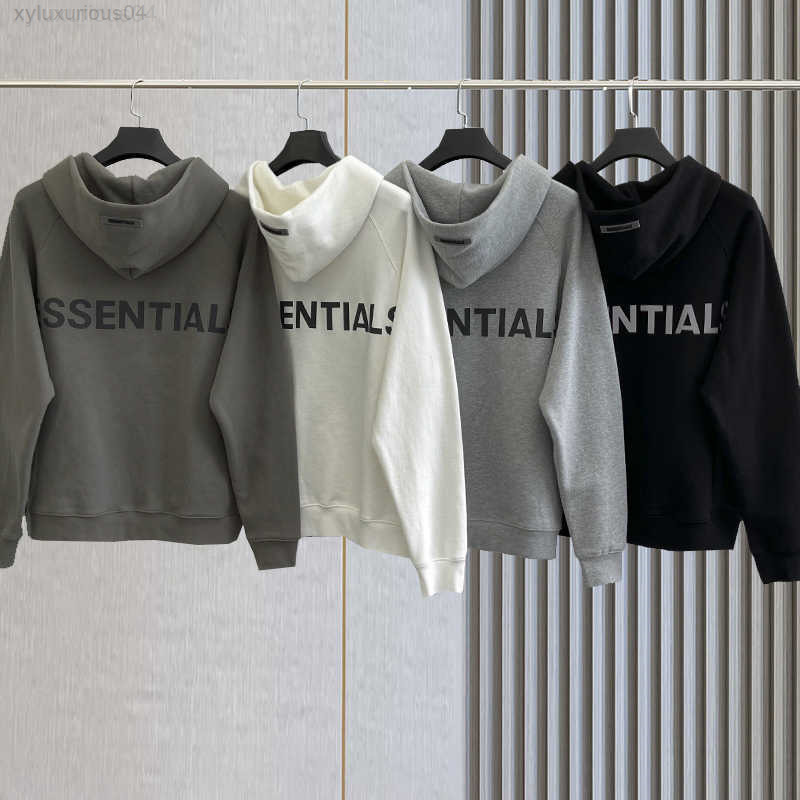 Sweats à capuche pour hommes FW21 Essentials Zipper masculin avec design de la mode Hood