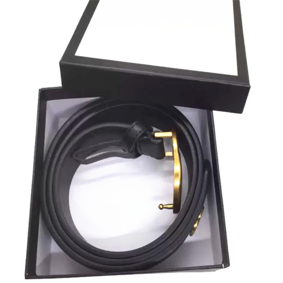 

2022 Fashion classic men's wear designer Women's belt casual gold buckle width 2.0cm 2.8cm 3.4cm 3.8cm with box273N, Belt and box